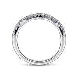 14K White Gold Wedding Band WB11828R2W44JJ