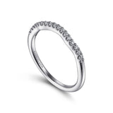 14K White Gold Wedding Band WB11828R2W44JJ