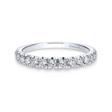 14K White Gold Wedding Band WB12299R6W44JJ