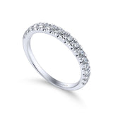 14K White Gold Wedding Band WB12299R6W44JJ