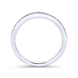 14K White Gold Wedding Band WB11721R4W44JJ