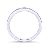 14K White Gold Wedding Band WB11721M6W44JJ