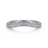 14K White Gold Wedding Band WB12579R4W44JJ