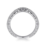 14K White Gold Wedding Band WB12579R4W44JJ