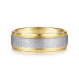 14K Yellow Gold, 14K White Gold Wedding Band MBM0152-70M4JJJ