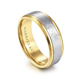 14K Yellow Gold, 14K White Gold Wedding Band MBM0152-70M4JJJ