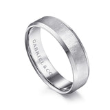 14K White Gold Wedding Band MBM0126-60W4JJJ