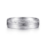 14K White Gold Wedding Band MBM0163-60W4JJJ