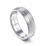 14K White Gold Wedding Band MBM0163-60W4JJJ