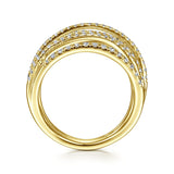 14K White Gold Ring LR50964Y45JJ