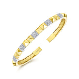 14K Yellow Gold, 14K White Gold Bracelet BG4225-6M45JJ