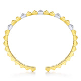 14K Yellow Gold, 14K White Gold Bracelet BG4225-6M45JJ
