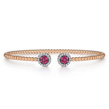 14K Rose Gold Bracelet BG4244-6K45RA