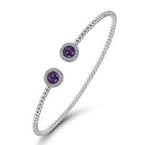 14K White Gold Bracelet BG4245-6W45AM