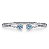 14K White Gold Bracelet BG4245-6W45BT