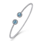 14K White Gold Bracelet BG4245-6W45BT