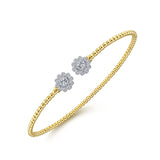 14K Yellow Gold, 14K White Gold Bracelet BG4254-6M45JJ