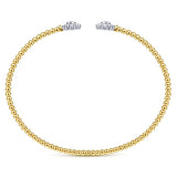 14K Yellow Gold, 14K White Gold Bracelet BG4254-6M45JJ