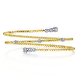 14K Yellow Gold, 14K White Gold Bracelet BG4277-6M45JJ