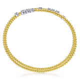 14K Yellow Gold, 14K White Gold Bracelet BG4277-6M45JJ