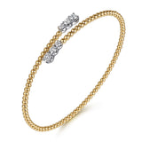 14K Yellow Gold, 14K White Gold Bracelet BG4278-6M45JJ