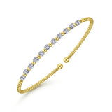 14K Yellow Gold, 14K White Gold Bracelet BG4279-6M45JJ
