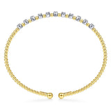14K Yellow Gold, 14K White Gold Bracelet BG4279-6M45JJ