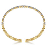 14K Yellow Gold, 14K White Gold Bracelet BG4323-6M45JJ