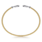 14K Yellow Gold, 14K White Gold Bracelet BG4328-6M45JJ