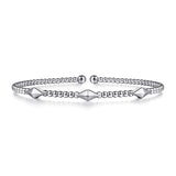 14K White Gold Bracelet BG4421-6W4JJJ