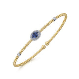 14K Yellow Gold, 14K White Gold Bracelet BG4435-6M45SA