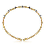 14K Yellow Gold, 14K White Gold Bracelet BG4436-6M45JJ