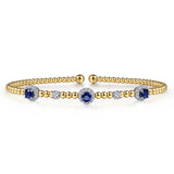14K Yellow Gold, 14K White Gold Bracelet BG4438-6M45SA