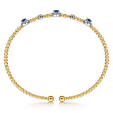 14K Yellow Gold, 14K White Gold Bracelet BG4438-6M45SA