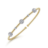 14K Yellow Gold, 14K White Gold Bracelet BG4440-6M45JJ
