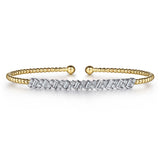 14K Yellow Gold, 14K White Gold Bracelet BG4705-6M44JJ
