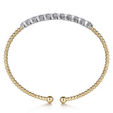 14K Yellow Gold, 14K White Gold Bracelet BG4705-6M44JJ