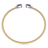 14K Yellow Gold, 14K White Gold Bracelet BG4718-6M45AM