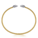 14K Yellow Gold, 14K White Gold Bracelet BG4774-6M45JJ