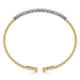 14K Yellow Gold, 14K White Gold Bracelet BG4781-6M45JJ