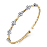14K Yellow Gold, 14K White Gold Bracelet BG4782-6M45JJ