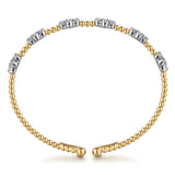 14K Yellow Gold, 14K White Gold Bracelet BG4782-6M45JJ