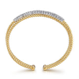 14K Yellow Gold, 14K White Gold Bracelet BG4802-6M45JJ