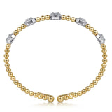 14K Yellow Gold, 14K White Gold Bracelet BG4866-6M45JJ