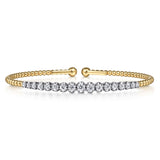14K Yellow Gold, 14K White Gold Bracelet BG4896-6M45JJ