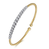 14K Yellow Gold, 14K White Gold Bracelet BG4896-6M45JJ