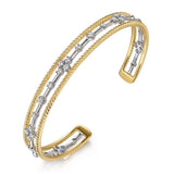 14K Yellow Gold, 14K White Gold Bracelet BG4908-6M45JJ