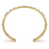 14K Yellow Gold, 14K White Gold Bracelet BG4908-6M45JJ
