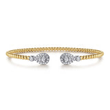 14K Yellow Gold, 14K White Gold Bracelet BG4909-6M45JJ