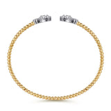 14K Yellow Gold, 14K White Gold Bracelet BG4909-6M45JJ